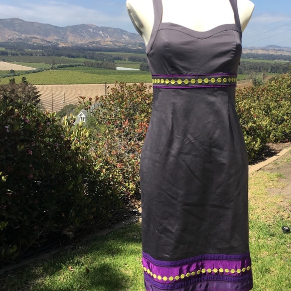 Boden Dresses & Skirts - Boden sundress, dove grey with appliqué details
